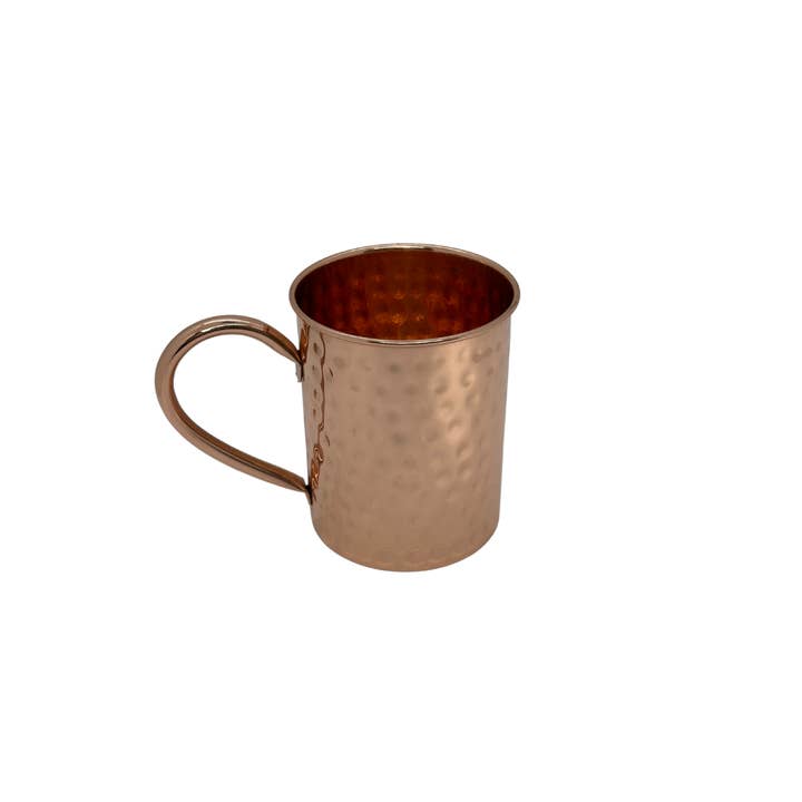 Butte Copper Company – Großhandel Kaffeebecher – Glänzender, gehämmerter gerader Becher, 16 Unzen.1