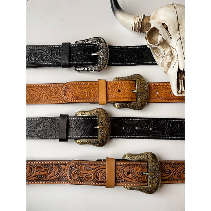 Boho Ranch Shop - Wholesale Bag Strap - Women's - Western Hand Tooled Purse Strap