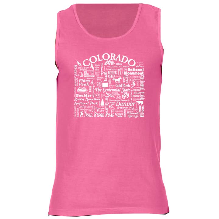 Unisex Tank Top - Colorado - Where Life Takes You for wholesale by The Buffalo Works