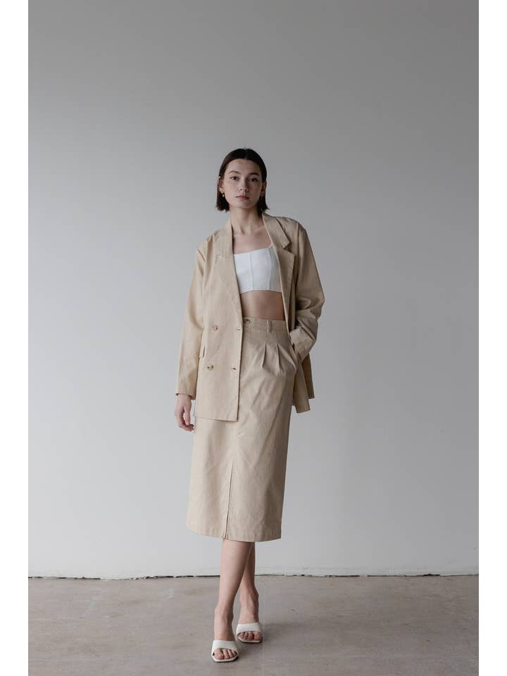 MOD REF - Wholesale Blazer - Women's - The Arla Jacket | Oversized Linen Blazer22