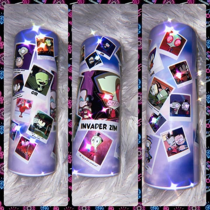 Invader Zim Tumbler for engroshandel hos Zoe & Finn’s Creations