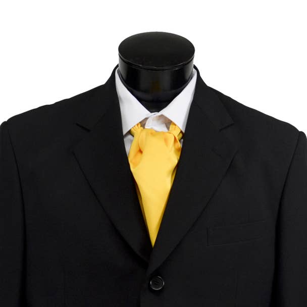 Selini New York - Wholesale Necktie – Men’s - Solid Satin Poly Ascot