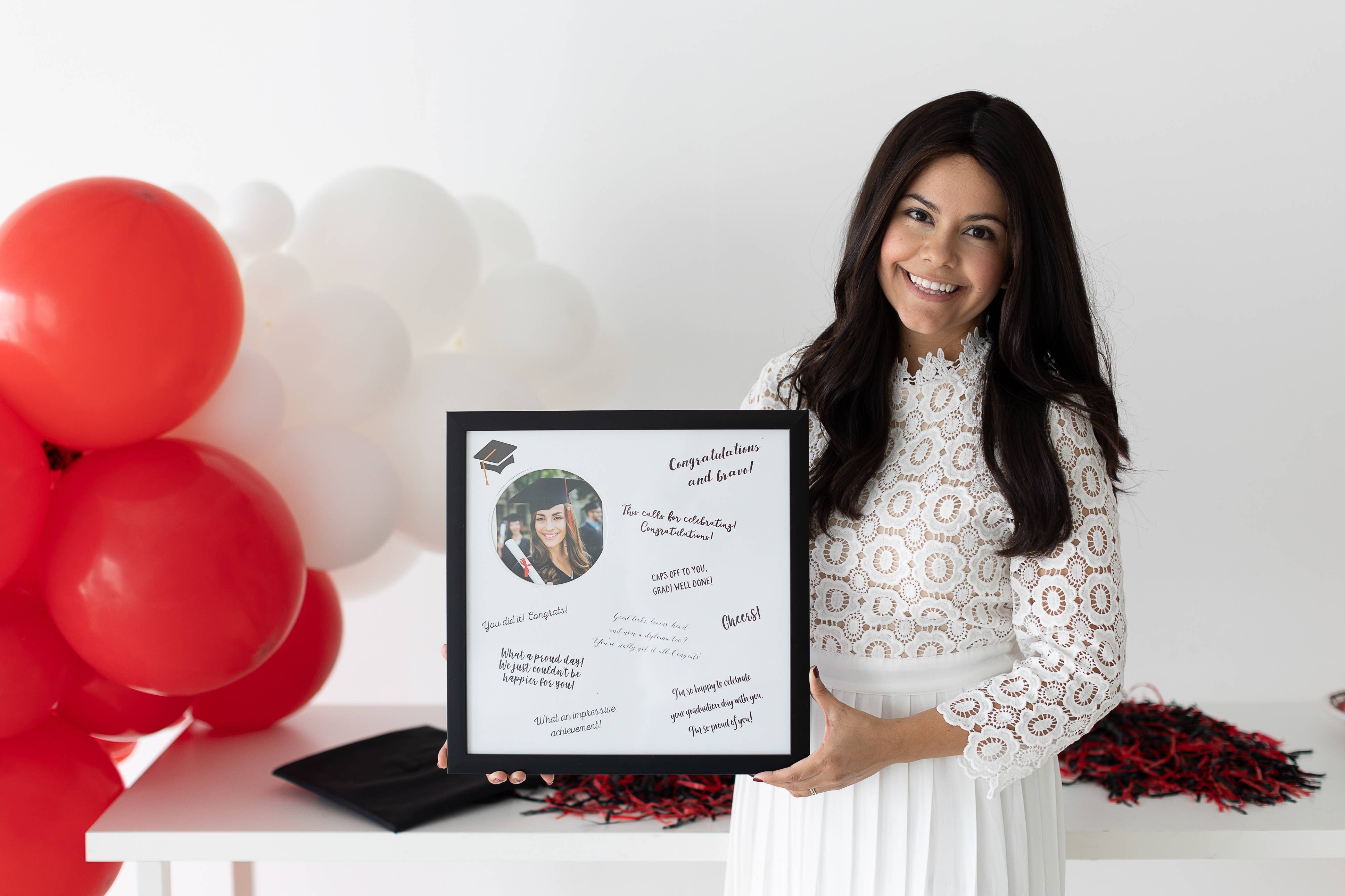 Kate & Milo - Wholesale Picture Frame - Graduation Signature Guest Book Frame, Graduation Gifts 20252