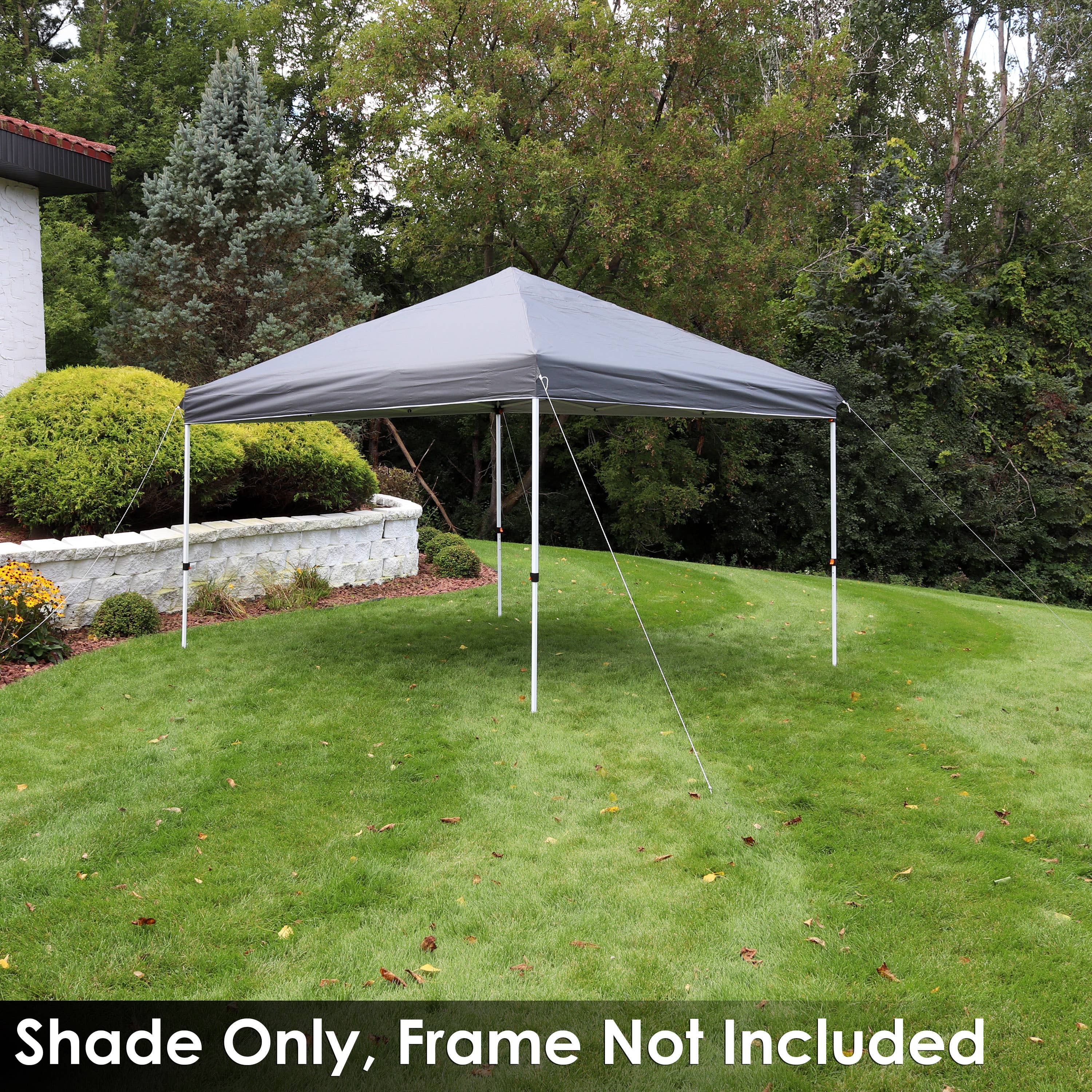 Sunnydaze Decor - Wholesale Sports & Outdoor - 12 x 12 ft Standard Oxford Fabric Pop-Up Canopy Shade - Gray9