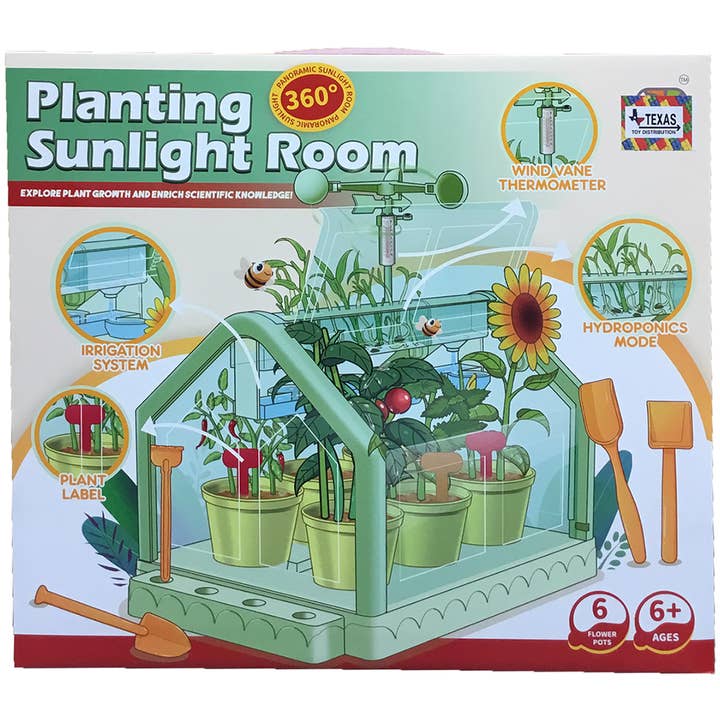 Kids Gardening Greenhouse Grow Kit with Drip Irrigation for wholesale by Texas Toy Distribution
