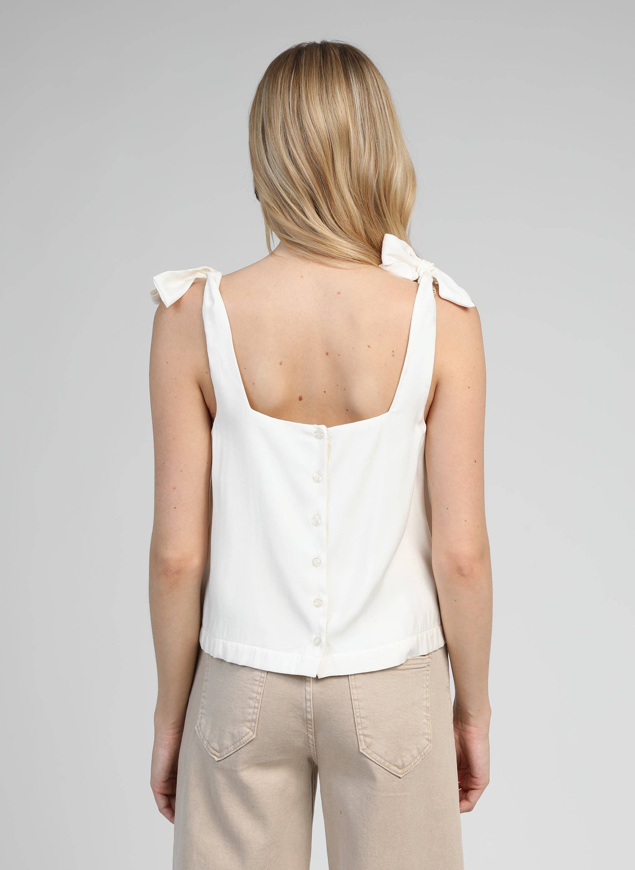 An'ge – Engroshandel Bluse - Dame – KONY tanktop i off-white3