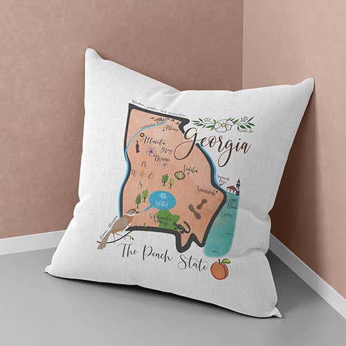Georgia dekorative pude (med indsats) for engroshandel hos Gooseberry Designs