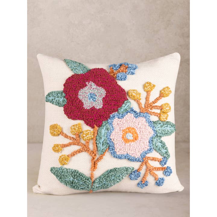 GAURI KOHLI – Großhandel Zierkissen – Prag Bestickter Kissenbezug – 20″×20″