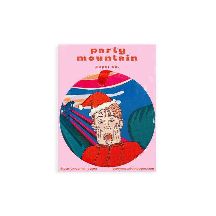 Hjem Scream Holiday Ornament for engroshandel hos Party Mountain Paper co.