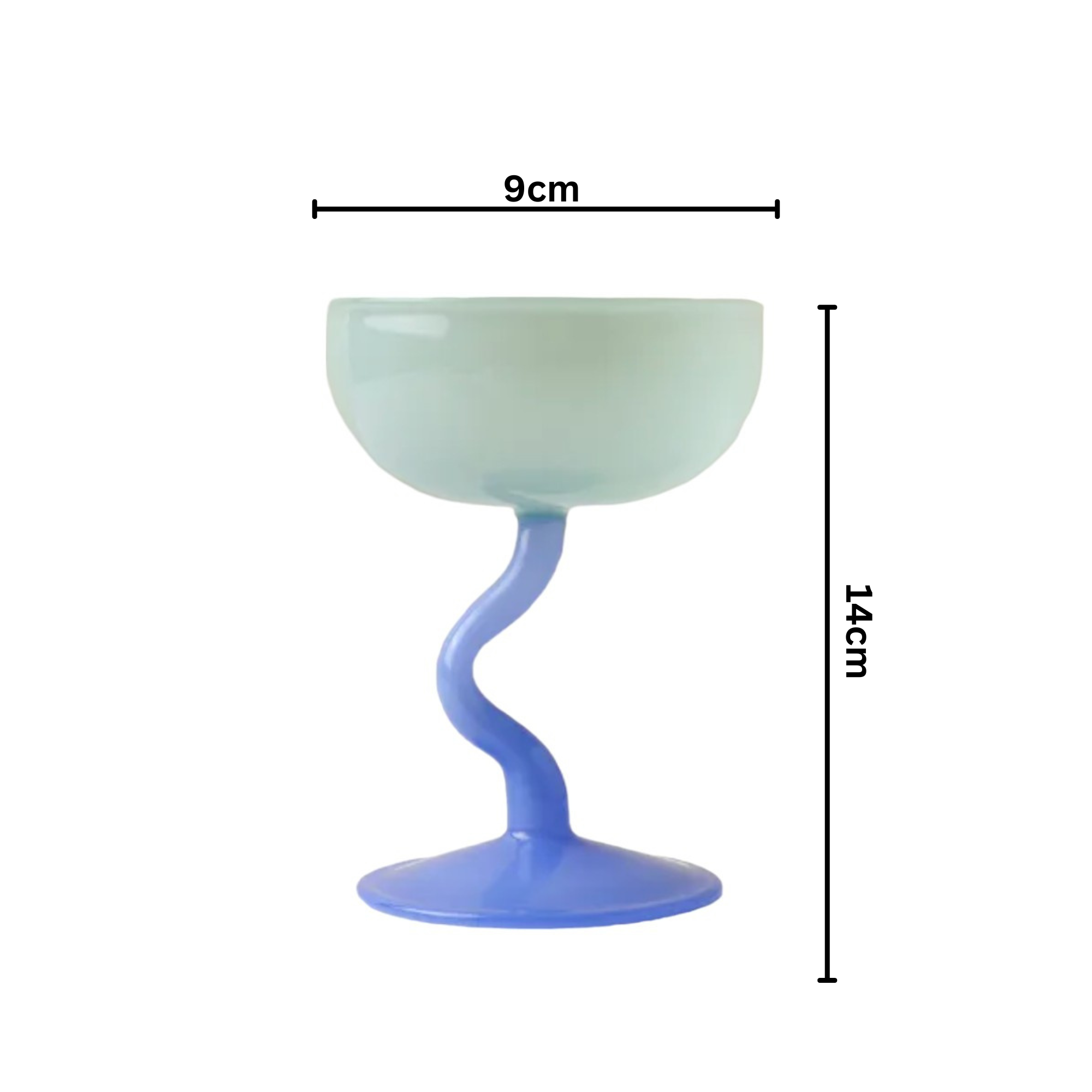 IVORE.GROUP (We cover All Import duty) – wholesale Cocktail/liquor glass – Candy Color Dessert Glass Cup1