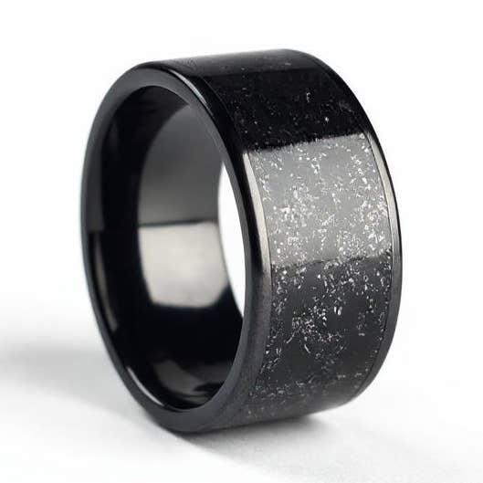The Event Horizon - Black Carbide x Meteorite Dust for wholesale by Natural Evolution Design