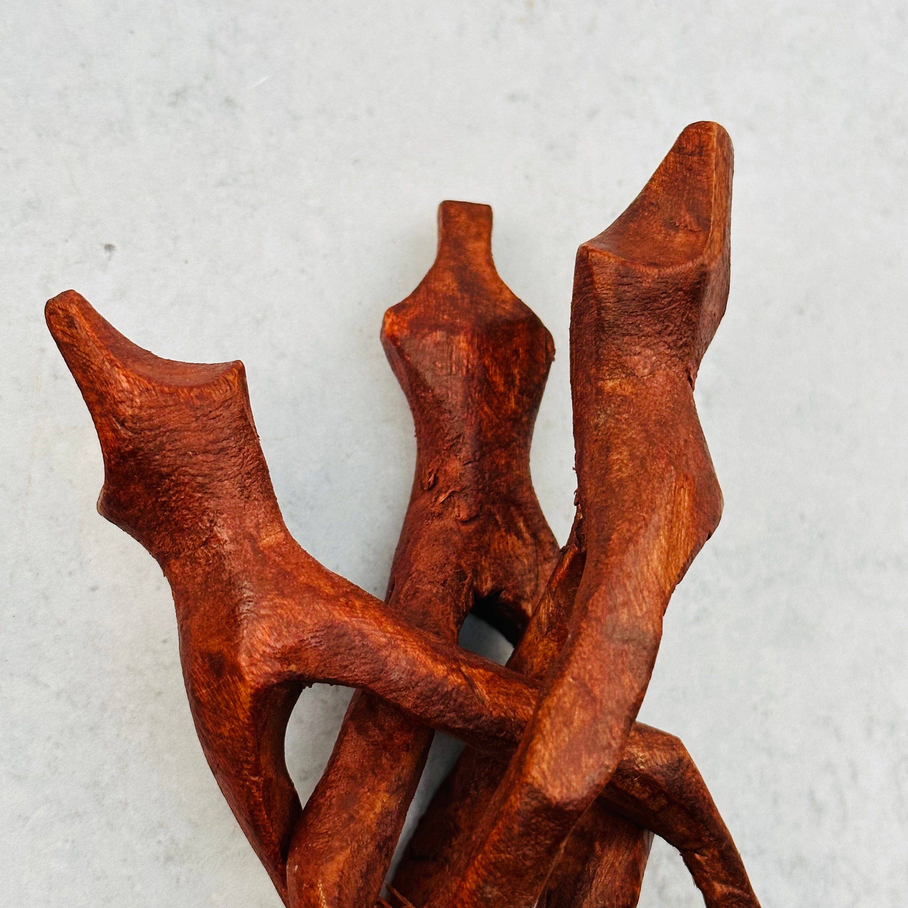 Rock Paradise - Wholesale Spiritual Stone/Crystal - Wood Cobra Crystal Stand - Cluster Holder - You Choose Size5