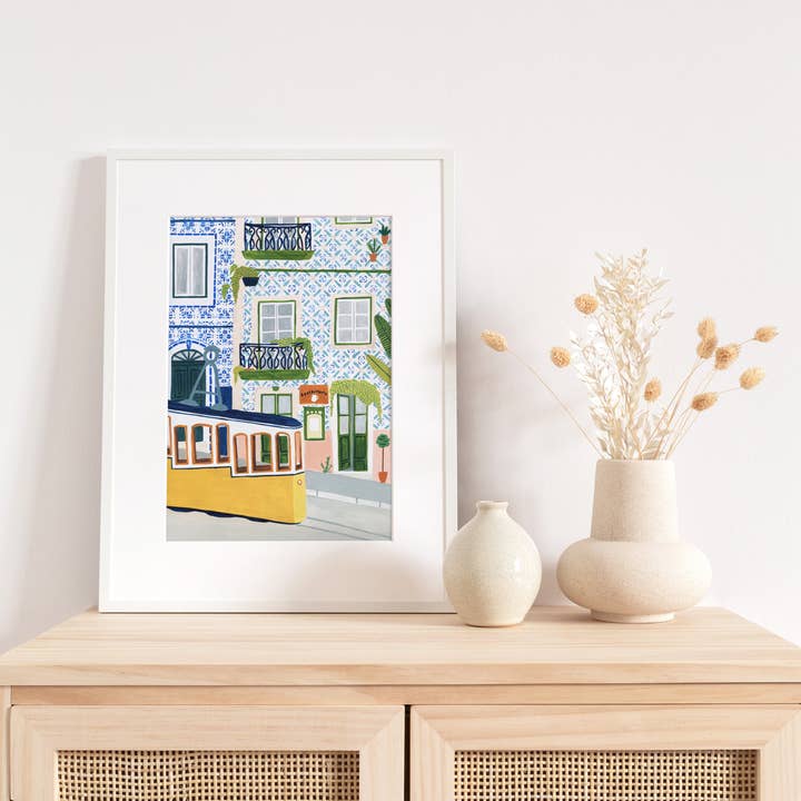 Amber Davenport Art - Wholesale Art Print - Lisbon, Portugal Art Print - Unframed