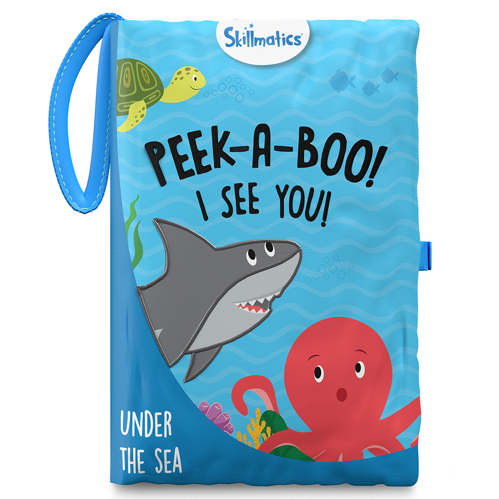 Skillmatics - Wholesale Baby & Toddler Book (0-2) - Peek-A-Boo Underwater Animal Book Soft Cloth Book for Babies0