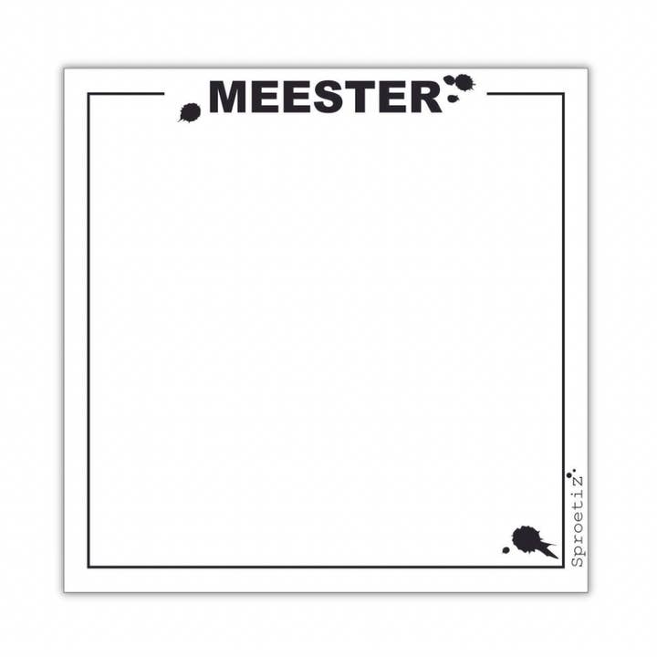 Anteckningsblock 'Mästare' för wholesale av Sproetiz