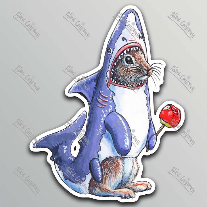 Wholesale Bunny Rabbit in Shark Costume for wholesale by Feral Children