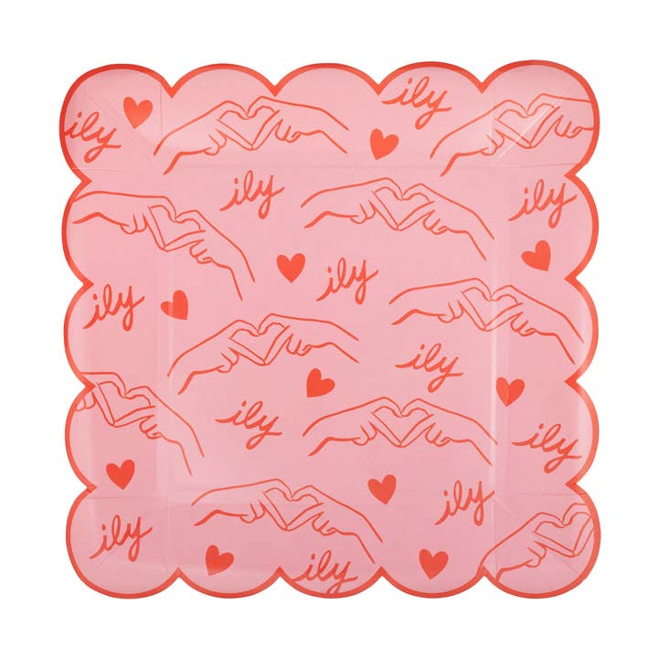 GVV1140 - Heart You Patterned Plate for wholesale by My Mind’s Eye