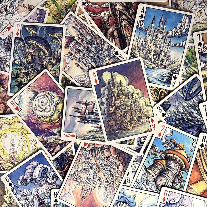 Corinne Roberts Illustration - Wholesale Playing Cards - Wanderlust Playing Cards & Oracle Deck2