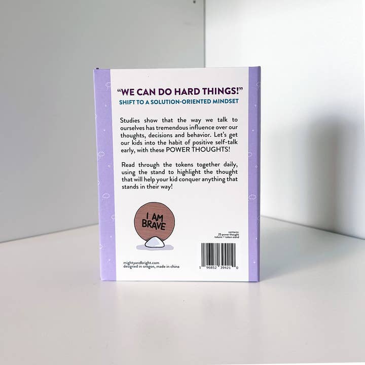 Mighty and Bright – wholesale Keepsake coin/token – Affirmation Tokens for Positive Self-Talk4