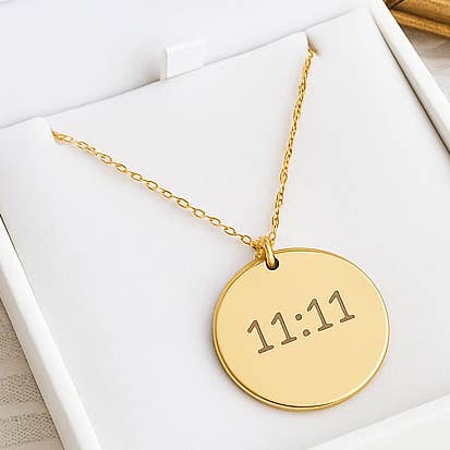 11:11 angel necklace for wholesale by Wild & Free