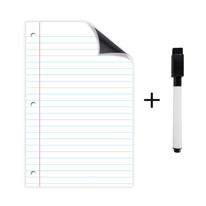 Torr radera magnetiskt ark - Anteckningsbok design. 11x17 tum. för wholesale av Flexible Magnets