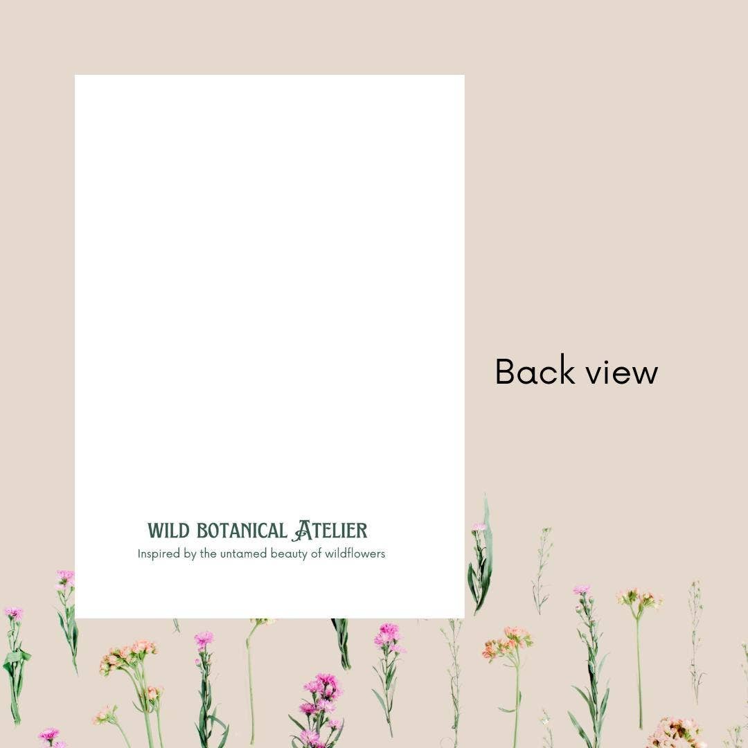 Wild Botanical Atelier - Wholesale Everyday Greeting Card - Botanical Wildflower Watercolor Greeting Card #161