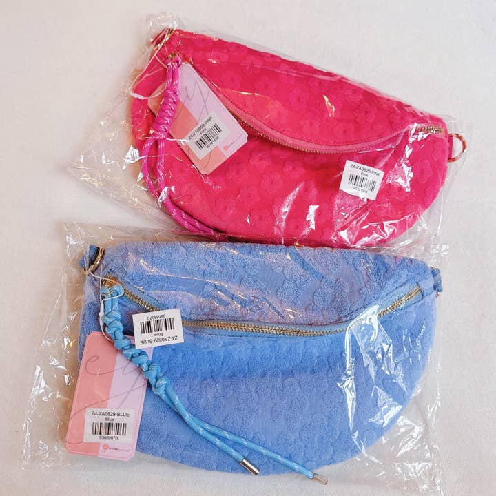 Ellison+Young - Wholesale Belt Bag - Women's - Embossed Daisy Blossom Belt Sling Bag8