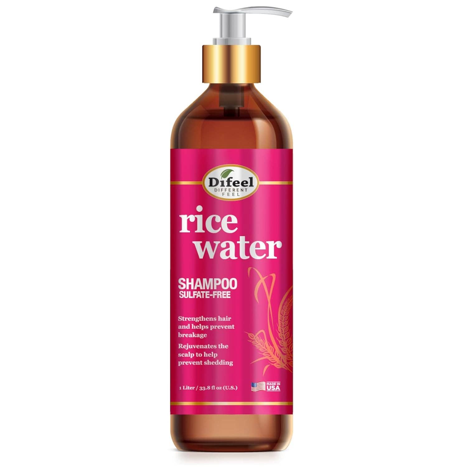KT Supply - Venta al por mayor Champús para el cabello - Champú para el cabello Difeel Rice Water, 33 oz0