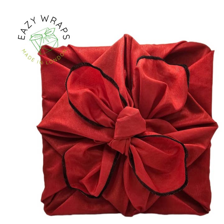 Flaming Red/Eco-friendly Fabric Wrap/ Reusable & Sustainable for wholesale by Eazywraps