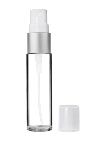 Best Bottles - Wholesale Spray Bottle - Cylinder Clear Glass Bottle with Sprayer-9ml(Multiple Trims)10