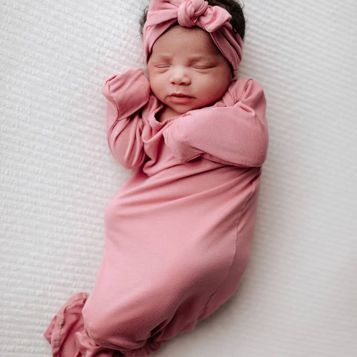 Three Little Tots - Wholesale Babygown - Baby - Rose Knotted Gown18