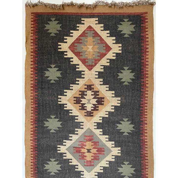 Rugs Boutique - Wholesale Area Rug - 4 x 6 Ft - Jute\Wool Handwoven Kilim, Home Decor, RUG\CARPET1