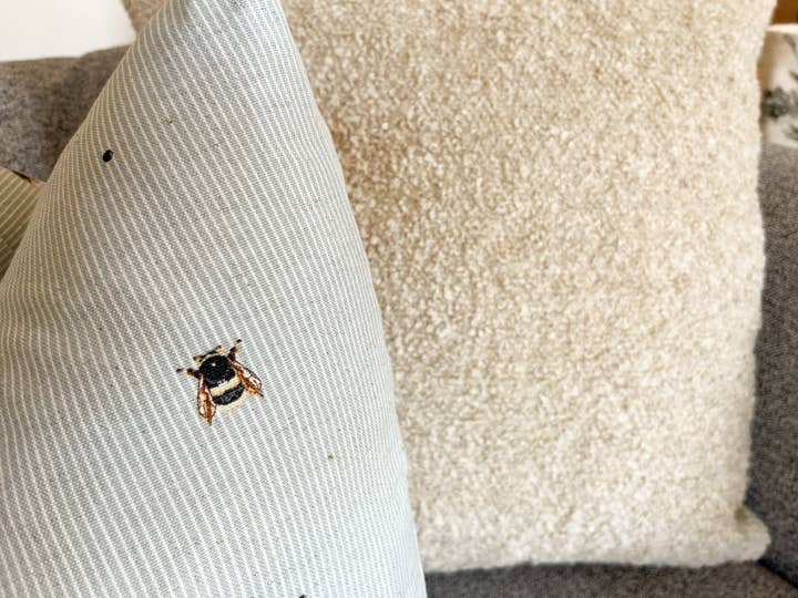 Miliva Home Store - Wholesale Throw Pillow Cover - Beige Boucle Throw Pillow - Soft Cream Boho Cushion1