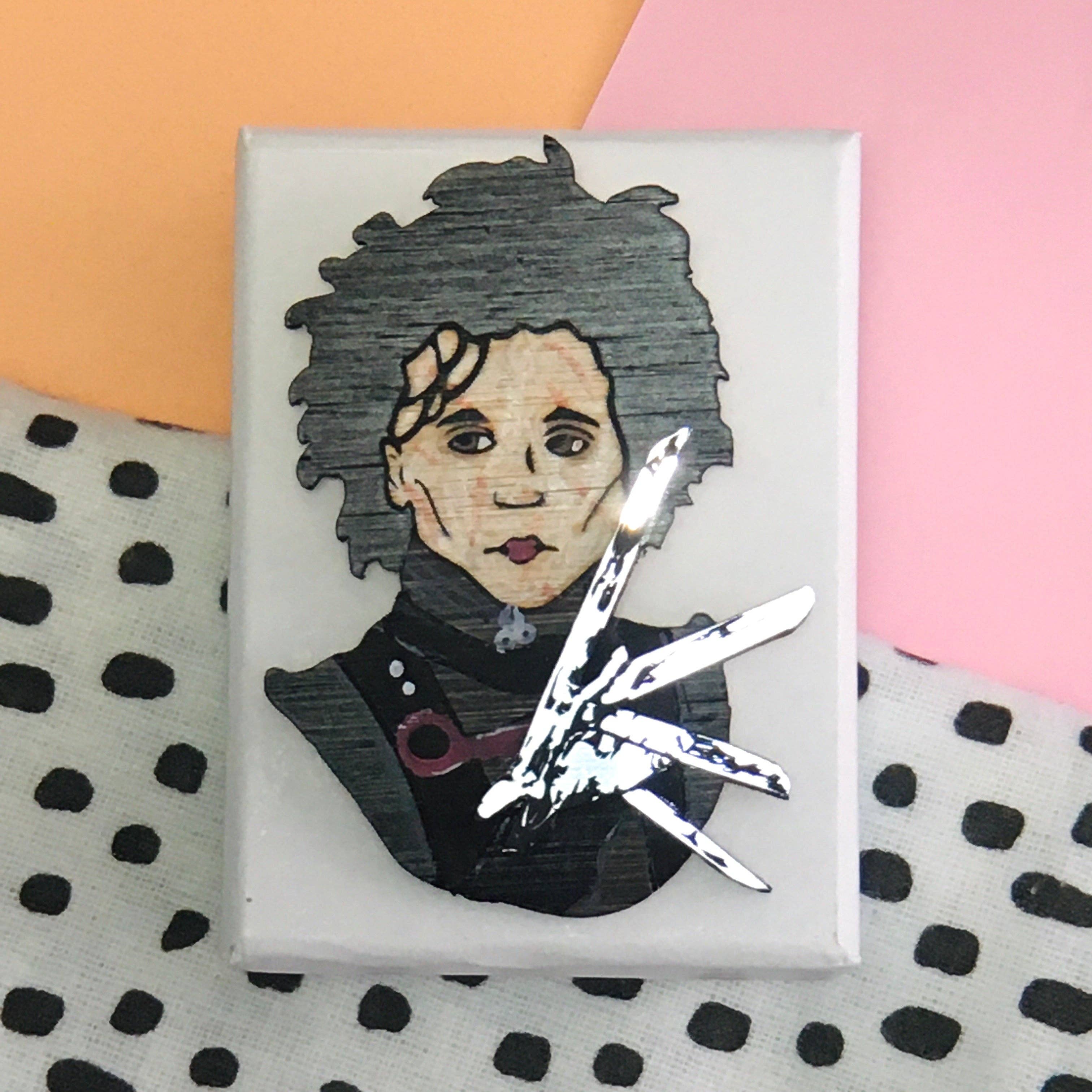 Milk Thieves - Wholesale Brooch - Brooch: Edward Scissorhands