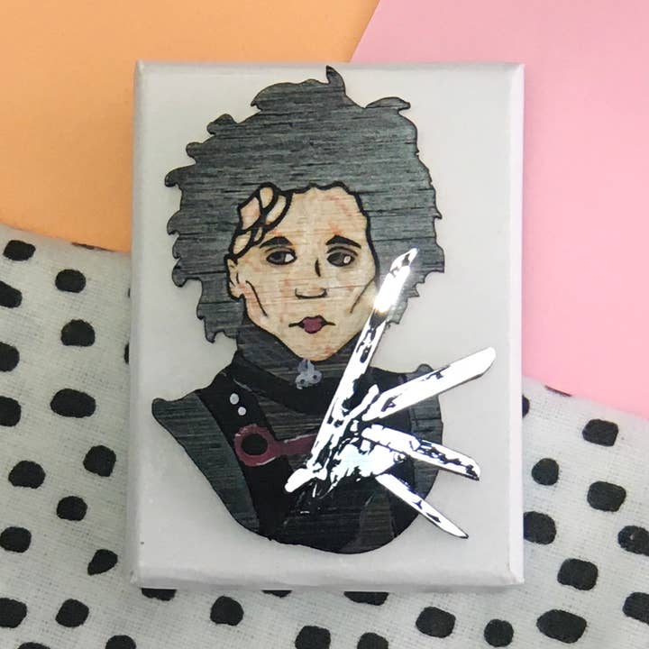 Broche: Edward Scissorhands for engroshandel hos Milk Thieves