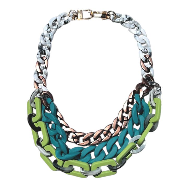 MPR X IMAGINARIUM: Gradient Pull Necklace for wholesale by Meghan Patrice Riley