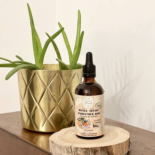 Cocoon’Essence – Großhandel Bade-/Körperöl – Bio-Duftendes Trockenöl „Essence of Serenity“ 100 ml zur Massage3