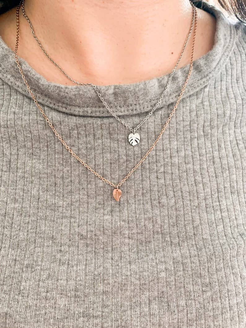 Dainty Little Tiny Things - Wholesale Pendant/Charm Necklace - Tiny Plant Charm Jewelry7