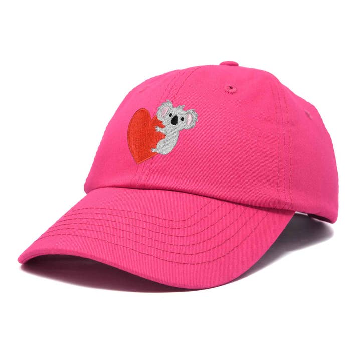 Dalix - Wholesale Baseball Cap - Women's - DALIX Cute Koala with Heart Hat Womens Embroidered Ball Cap7