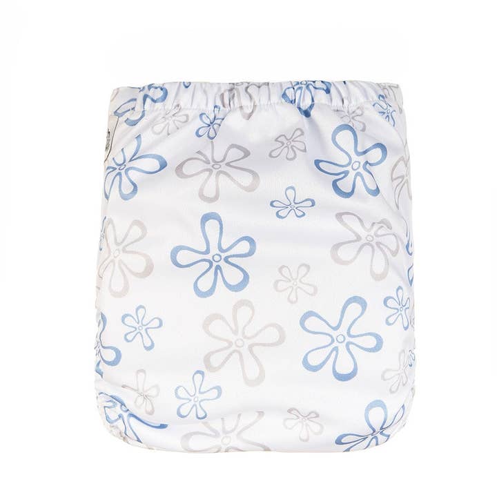 Happy BeeHinds - Wholesale Diaper (Cloth) - Baby - Earth & Pebble Size Up Pocket Diaper - Serenity Collection