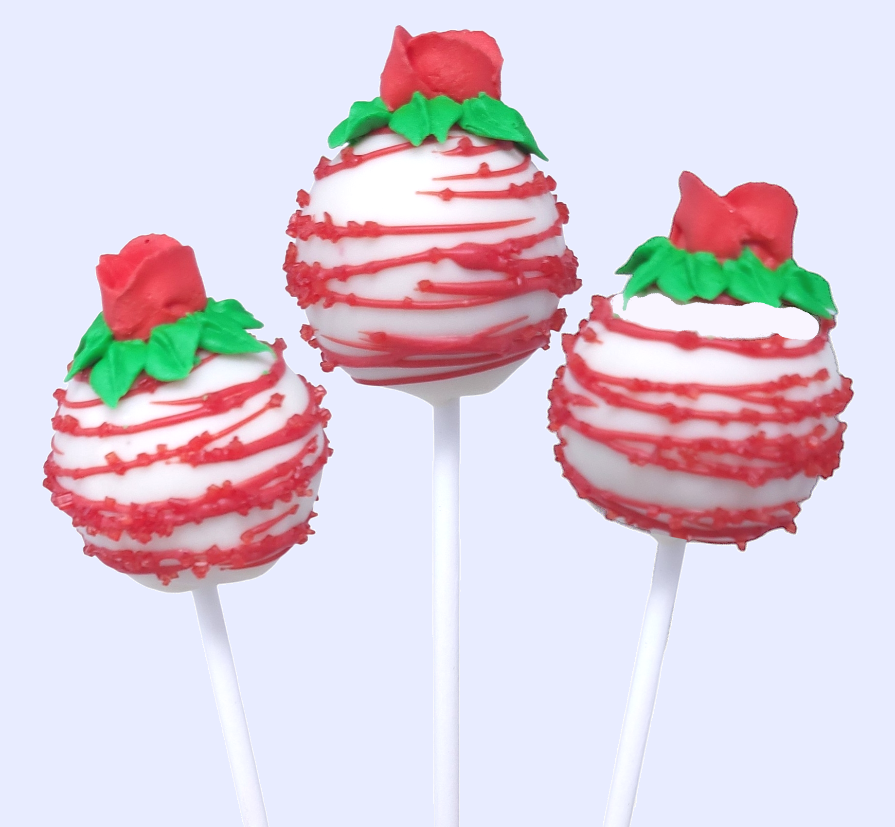 Wild Angel Treats, LLC - Wholesale Cake - Artisanal Designer Cake Pops - Rose1