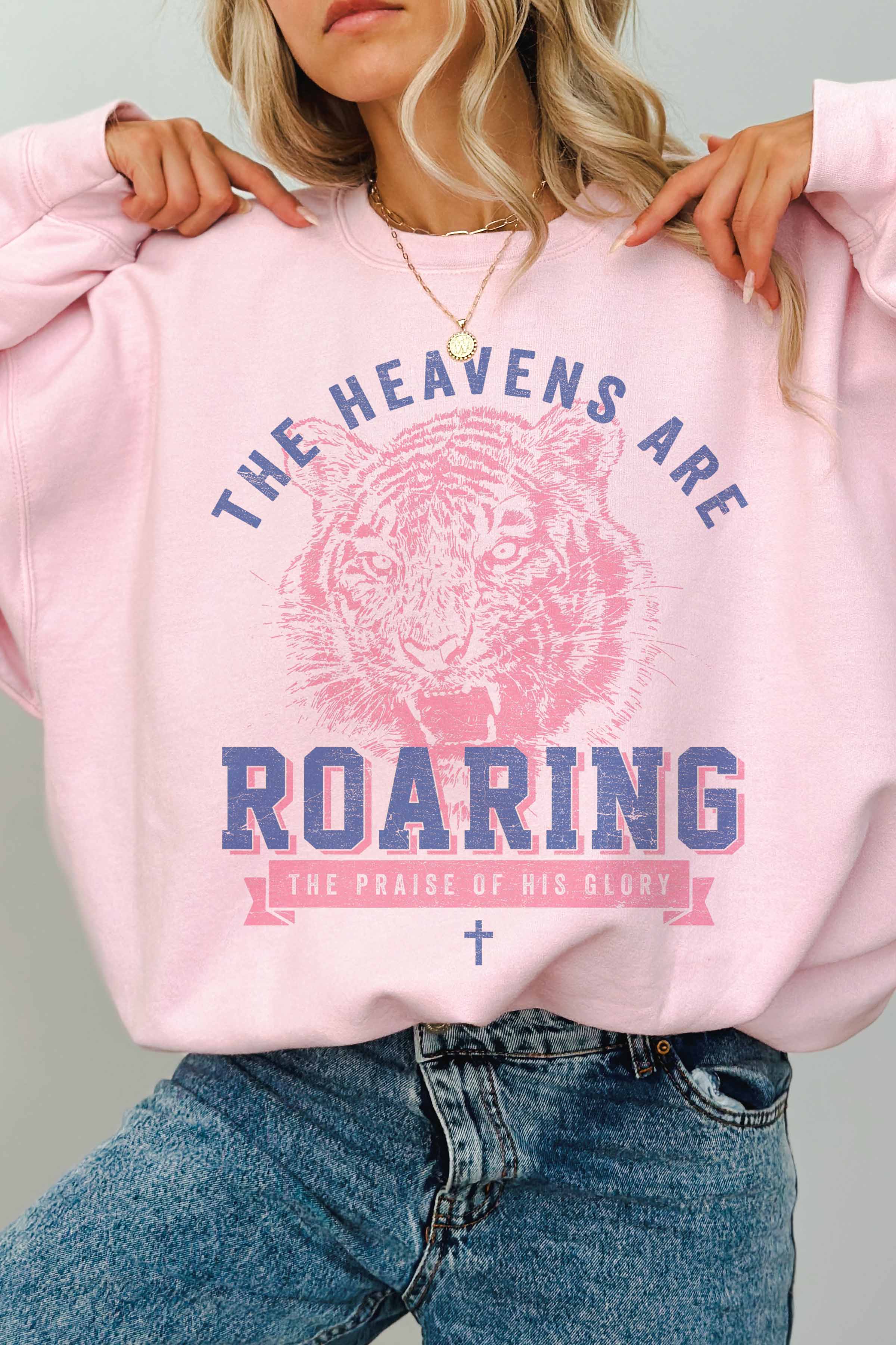 GOOD DAY STREET - Wholesale Grafisch sweatshirt - Dames - [G1394X-OSS] -DE HEMEL BRULT OVERSIZED SWEATSHIRTS1