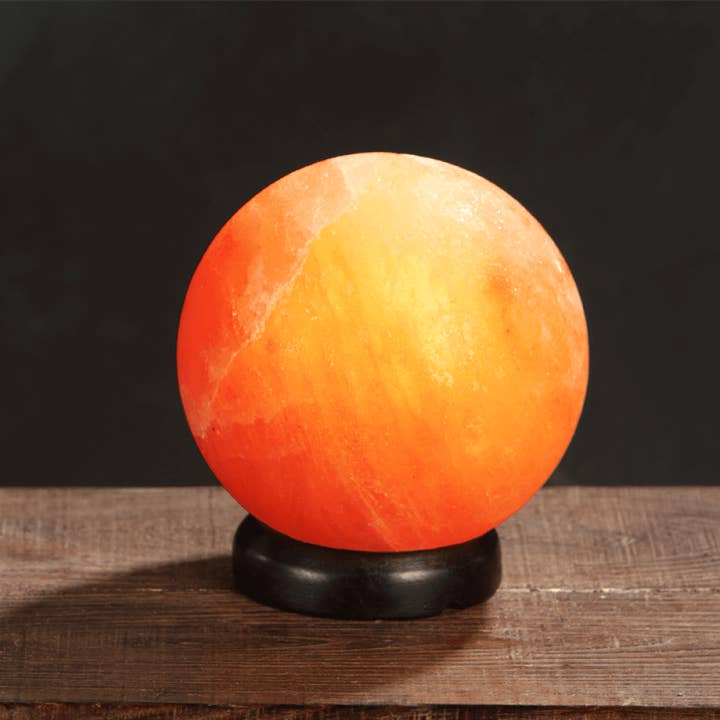 Himalayan Trading Co.® - Wholesale Salt lamp - Globe/Sphere Salt Rock Lamp (6-8 Lbs)-Pink Crystal Salt5