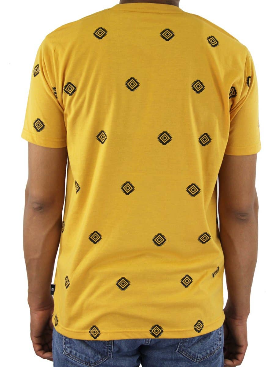 Dikotomy – Engroshandel T-shirt – til mænd – Aztec Diamond Crew Neck Tee Sku: W1100-0604pt3