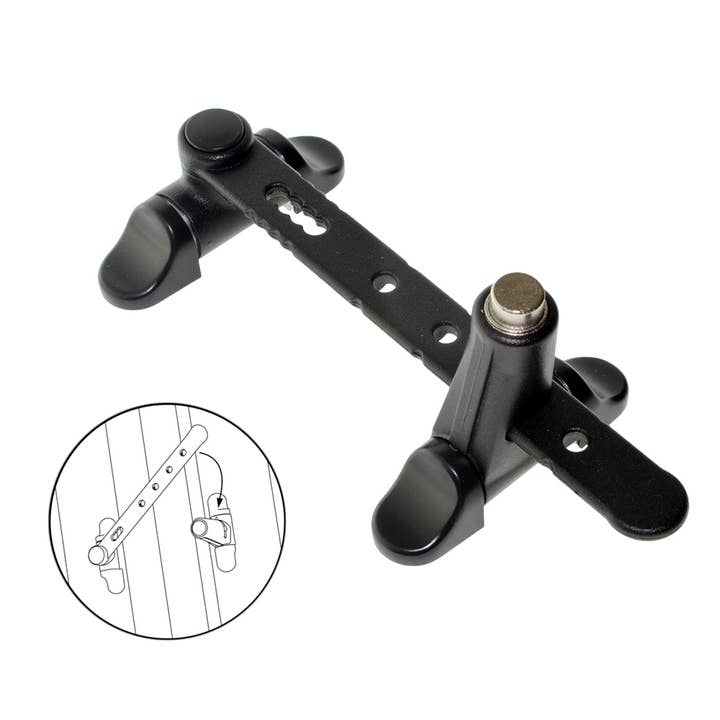 Airlock Black Button BL Window Lock 1 Pc for wholesale by Idea Casa