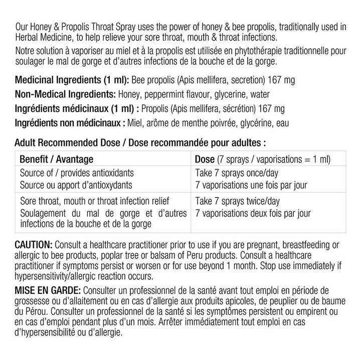 Dutchman's Gold - Wholesale Oral Supplement/Vitamin - Propolis Throat Spray - Honey & Propolis5