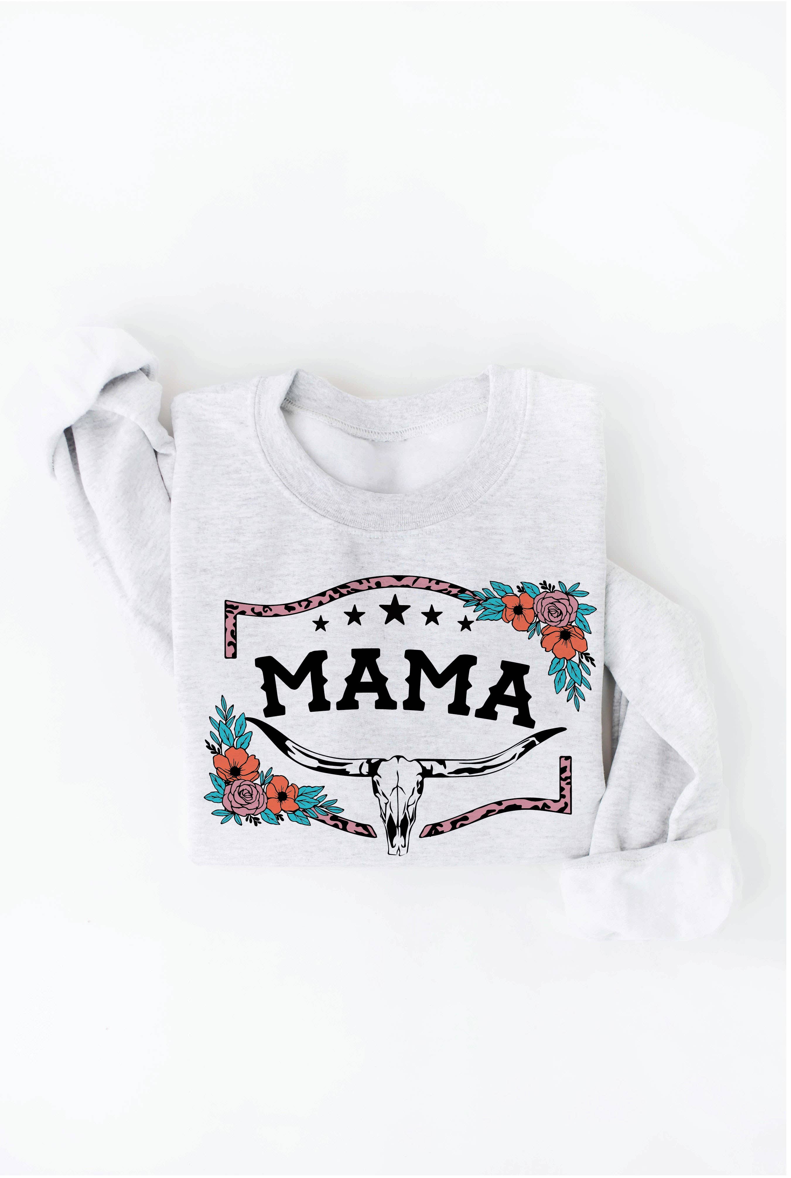 OAT COLLECTIVE – Camisola gráfica - Mulher por atacado – Camisola gráfica MAMA - Casual Fit3