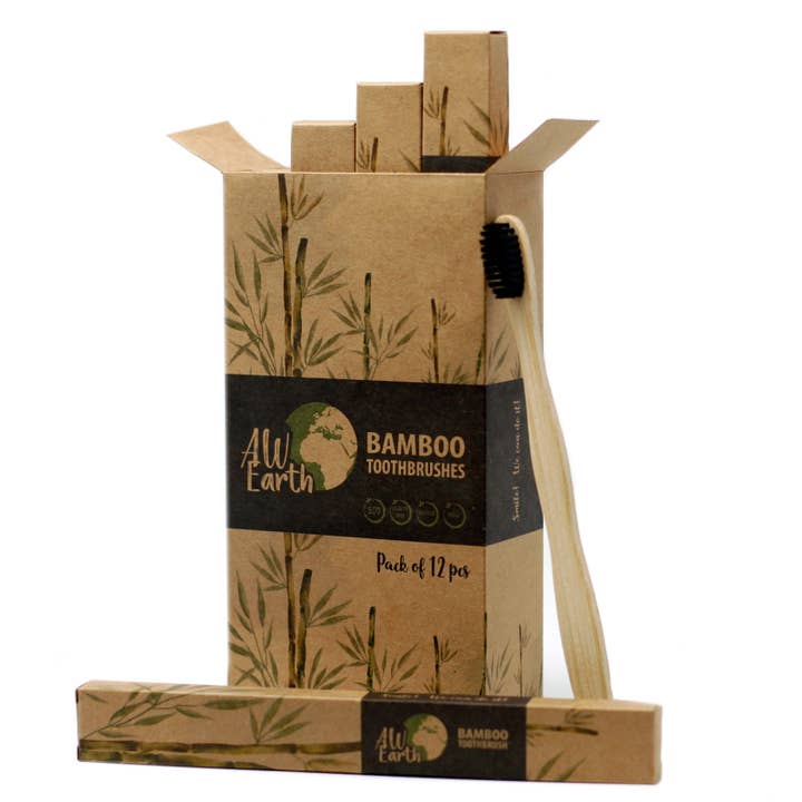 Ancient Wisdom - Wholesale Toothbrush - Bamboo Toothbrush - Charcoal Medium Soft2