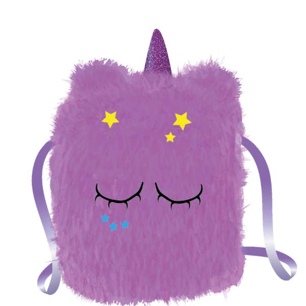 Triciclo Editores - Vendita all'ingrosso Borsa a tracolla - Bambini - Borse unicorno in peluche con glitter in colori rosa, viola, bianco e arcobaleno7