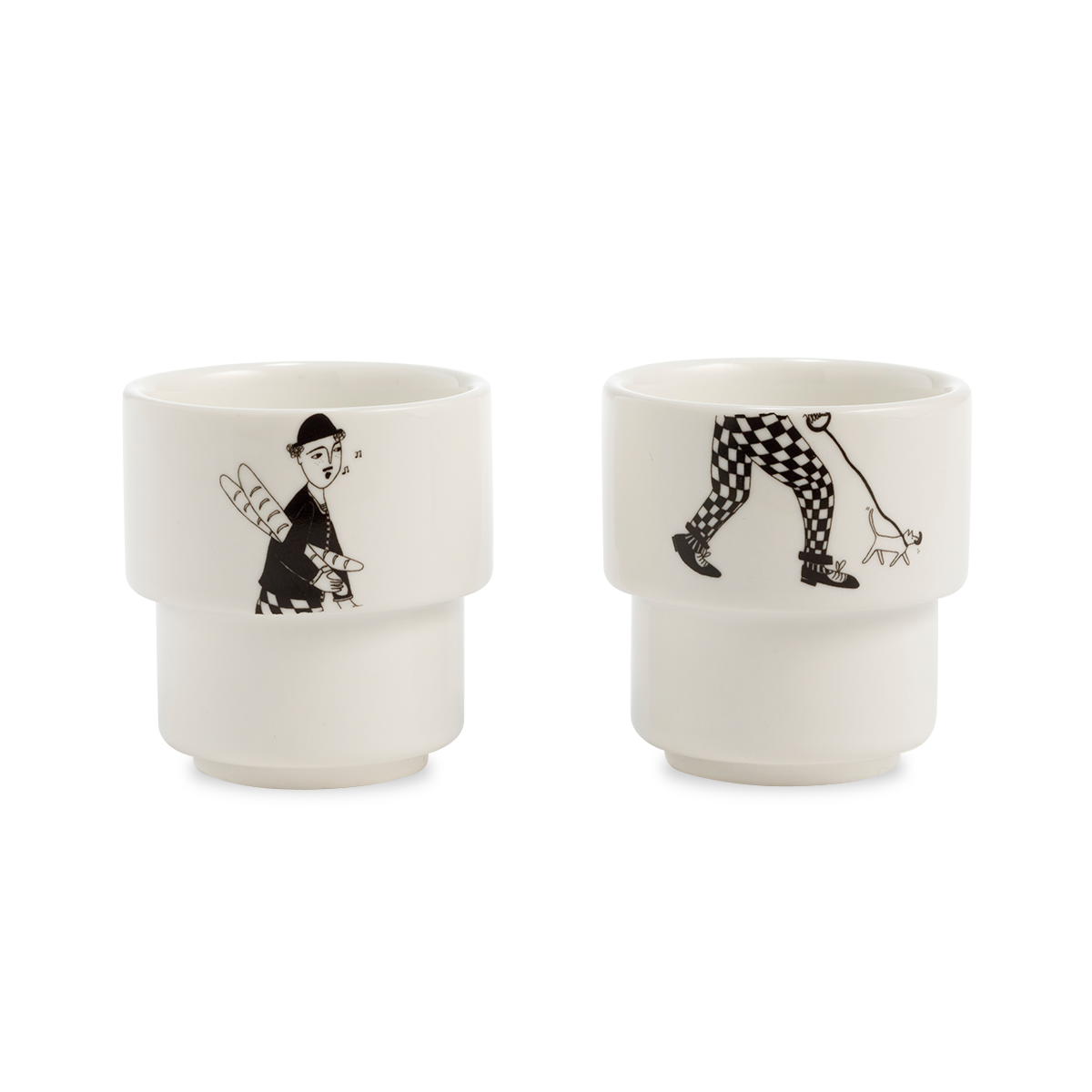 helen b - Wholesale Egg Cup/Holder - egg cup sunday in Paris (set of 2)2